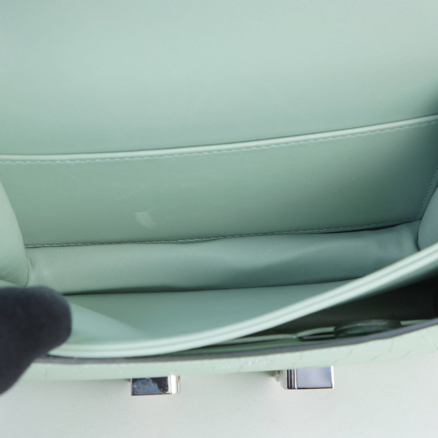 HERMÈS エルメス コンスタンス3 ミニ ヴェール・デュー クロコダイル アリゲーター マット