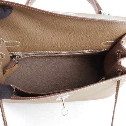 HERMÈS エルメス ケリー25 セリエ エトゥープ