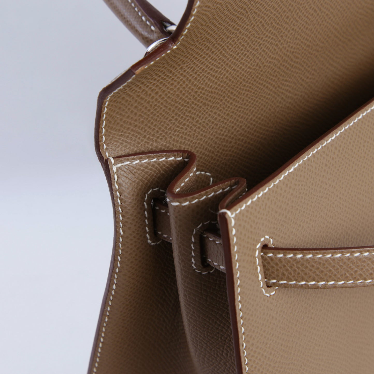 HERMÈS エルメス ケリー25 セリエ エトゥープ