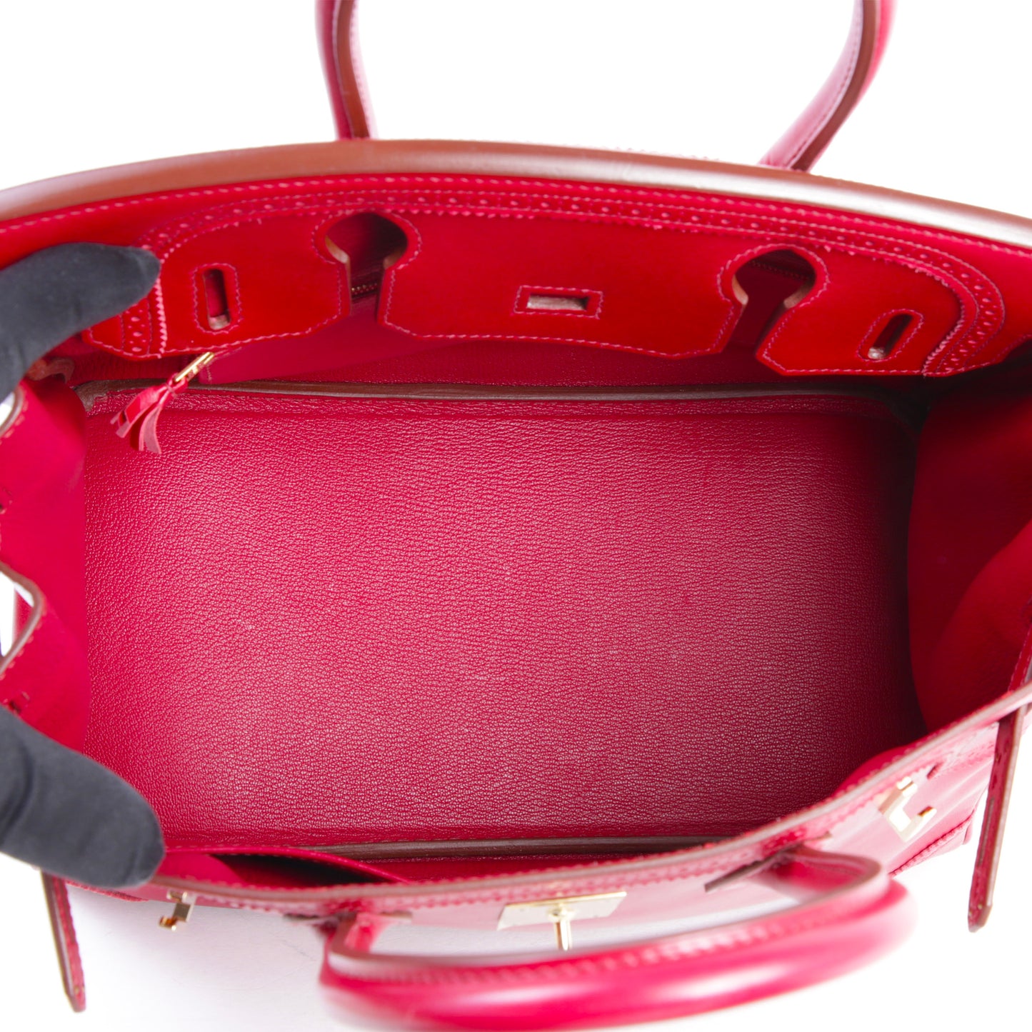 HERMÈS Hermès Birkin Gillies 30 Ruby