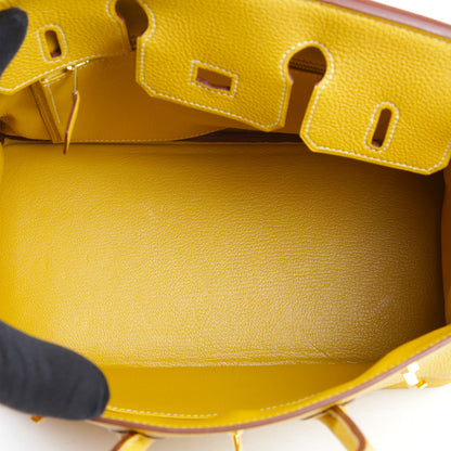 HERMÈS Hermes Birkin 25 Curry