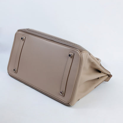 HERMÈS エルメス バーキン35 ギリーズ アルジル エトゥープ