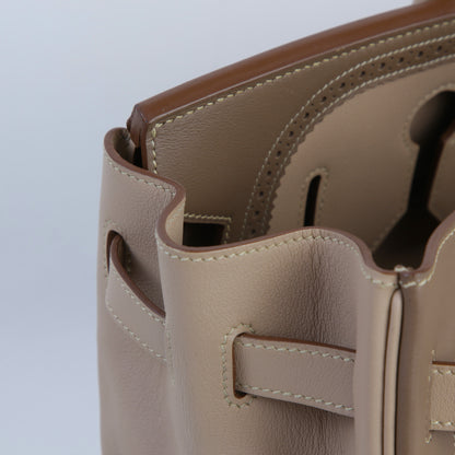 HERMÈS エルメス バーキン35 ギリーズ アルジル エトゥープ