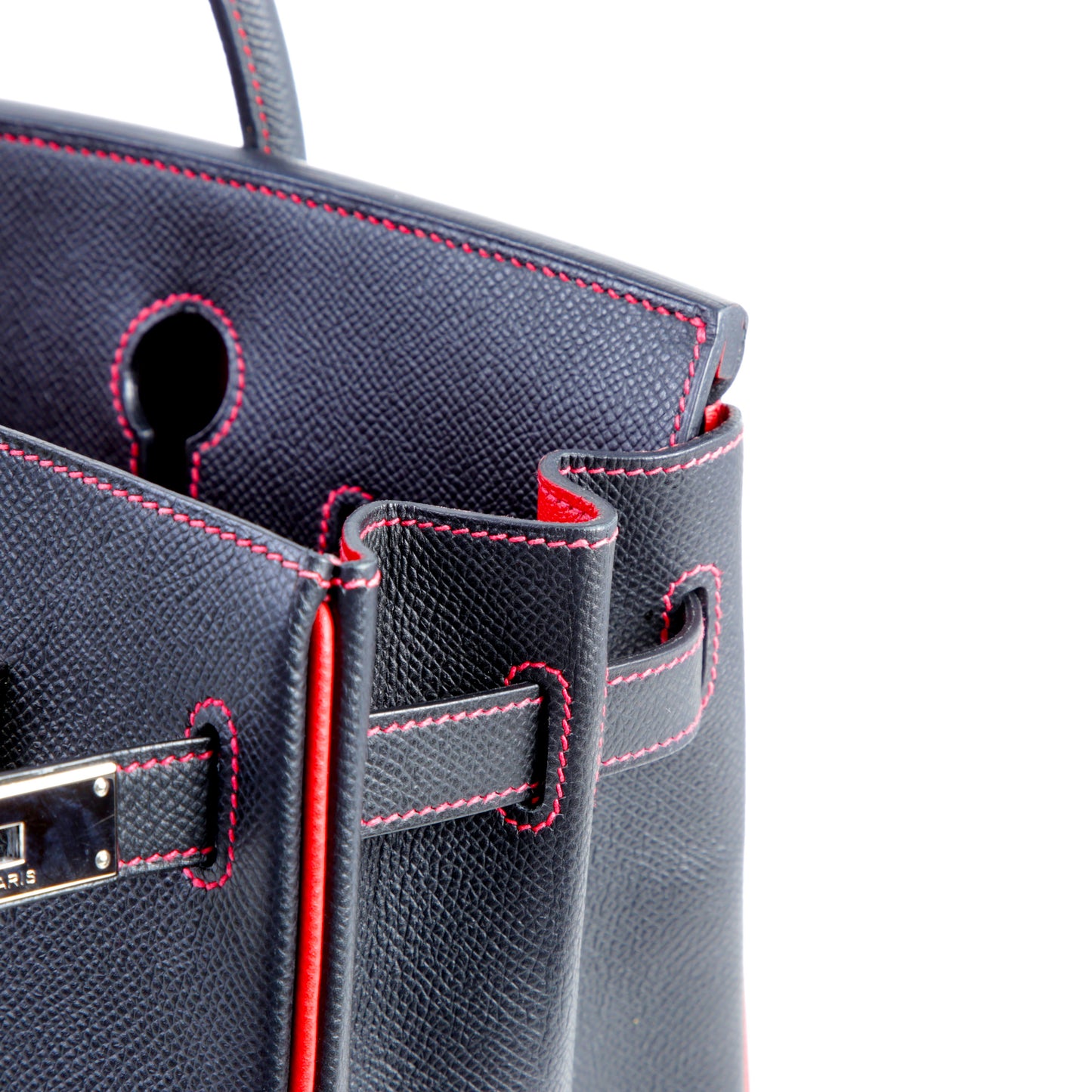 HERMÈS エルメス スペシャルオーダー バーキン30 ブラック レッド