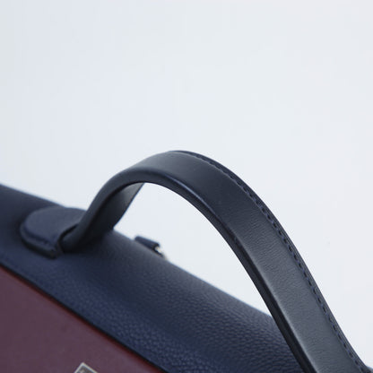 HERMÈS エルメス ヴァンキャトル 29 ブルーインディゴ ボルドー
