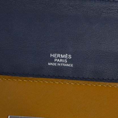 HERMÈS エルメス ヴァンキャトル 29 ブルーインディゴ ボルドー