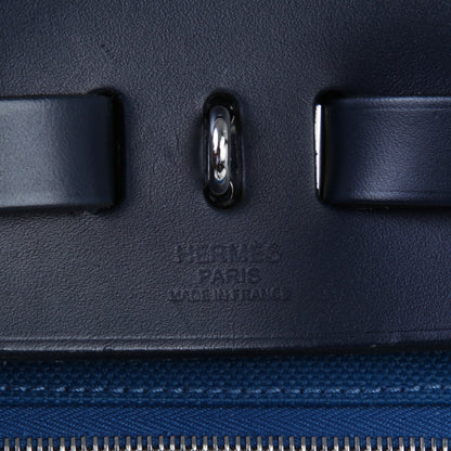 HERMÈS エルメス エールバッグ ジップ アド PM アズール ブルーアンクル
