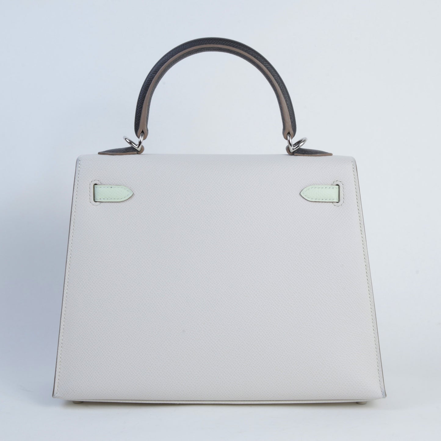 HERMÈS エルメス ケリー25  セリエ グラファイト グリスパル ヴェールフィズ