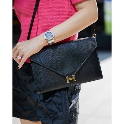 HERMÈS エルメス リディ リザード ブラック