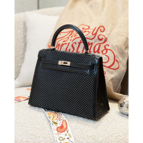 HERMÈS エルメス ケリー25 セリエ ブラック クリノラン