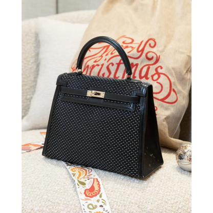 HERMÈS エルメス ケリー25 セリエ ブラック クリノラン