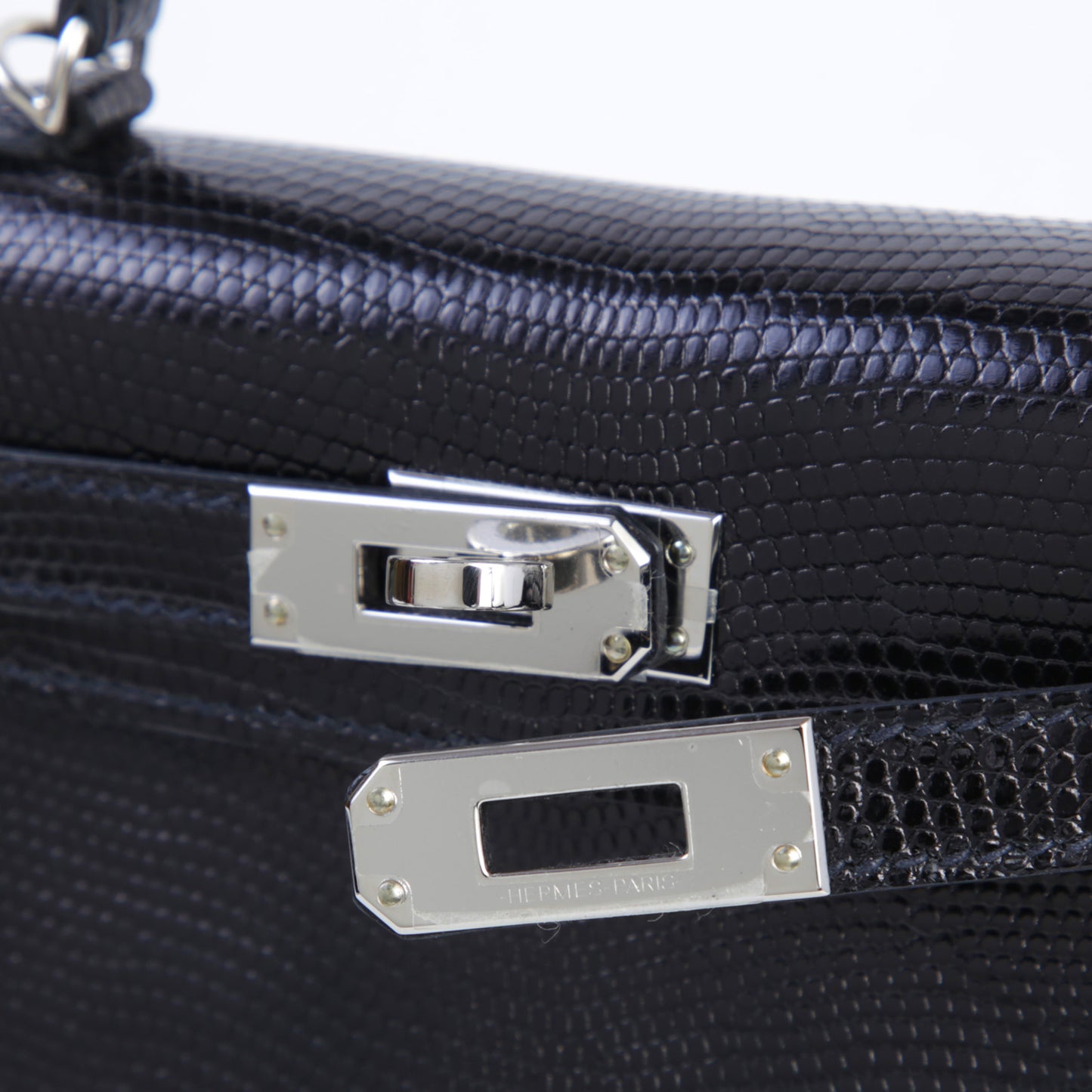 HERMÈS エルメス ミニケリー2 ブラック リザード