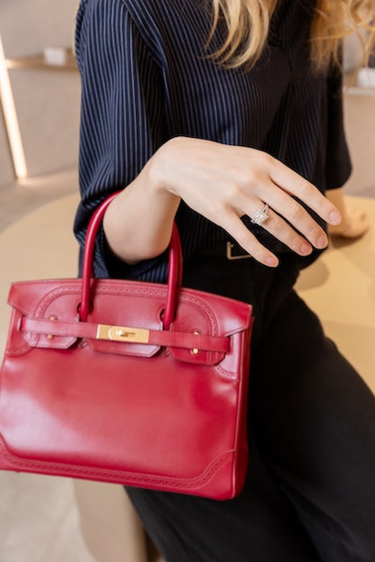 HERMÈS Hermès Birkin Gillies 30 Ruby