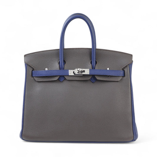 HERMÈS エルメス スペシャルオーダー バーキン25 エタン ブルーエレクトリック