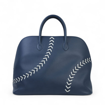 HERMÈS Hermes Baseball Bolide Blue de Malt 