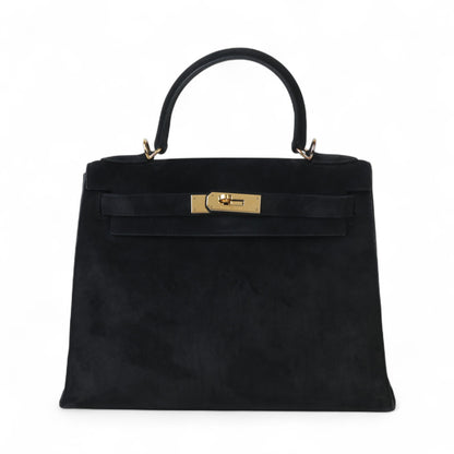 HERMÈS Hermes Kelly 28 Serie Black 