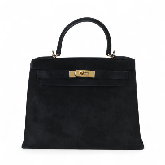 HERMÈS Hermes Kelly 28 Serie Black 