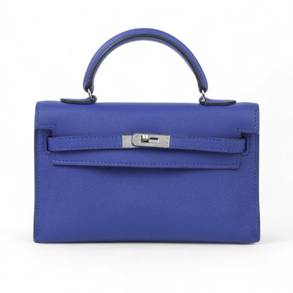 HERMÈS エルメス タイニーケリー ブルーエレクトリック