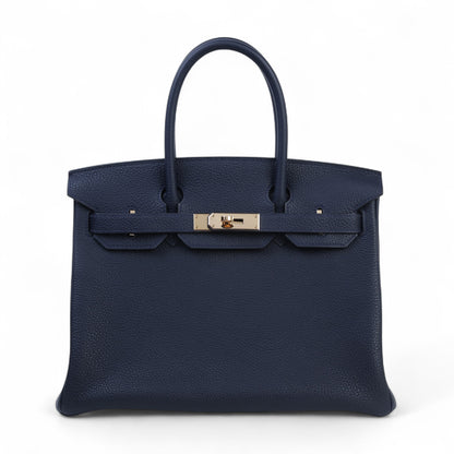 HERMÈS Hermes Birkin 30 Blue Nuit