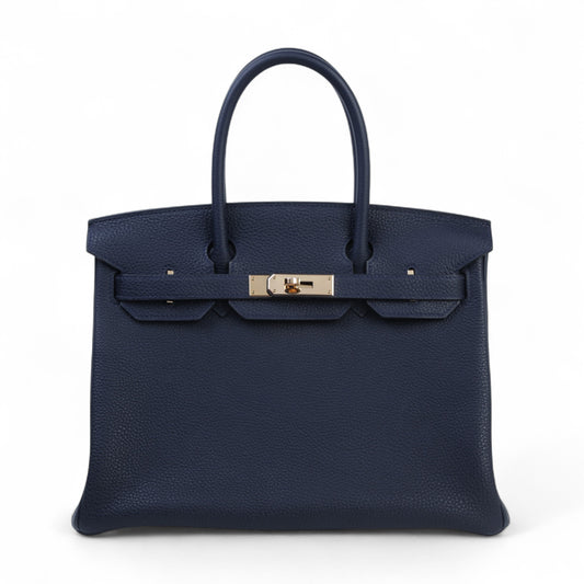 HERMÈS エルメス バーキン30 ブルーニュイ