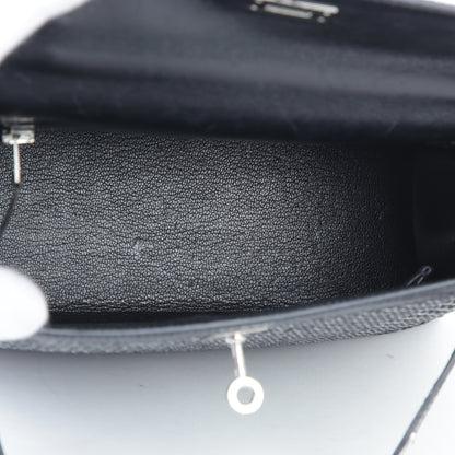 HERMÈS エルメス ケリー25 セリエ ブラック