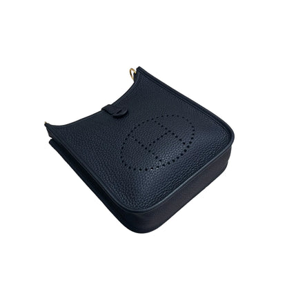 HERMÈS エルメス エブリンTPM バンドリエール112cm ブラック