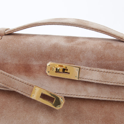 HERMÈS エルメス ポシェットケリー ブラウン
