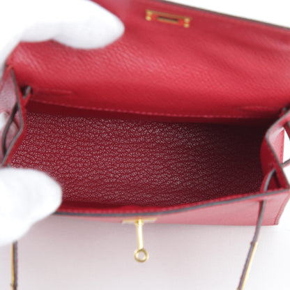 HERMÈS エルメス ミニミニケリー ルージュヴィフ