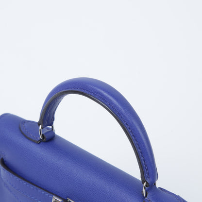 HERMÈS エルメス タイニーケリー ブルーエレクトリック