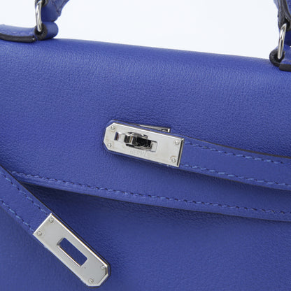 HERMÈS エルメス タイニーケリー ブルーエレクトリック