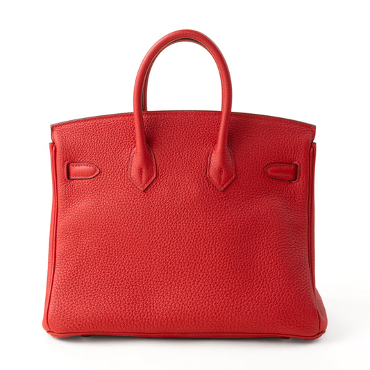 HERMÈS エルメス バーキン25 ヴェルソ ルージュアッシュ ルージュカザック