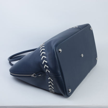 HERMÈS Hermes Baseball Bolide Blue de Malt 
