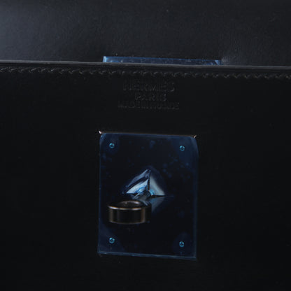 HERMÈS Hermès Kelly 32 Serie Black Ruthenium Hardware A