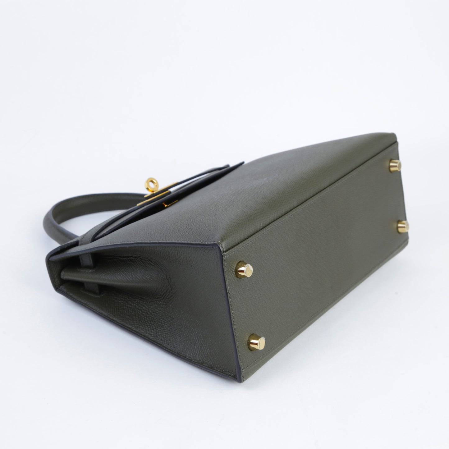 HERMÈS エルメス ケリー25 セリエ ヴェールグリス
