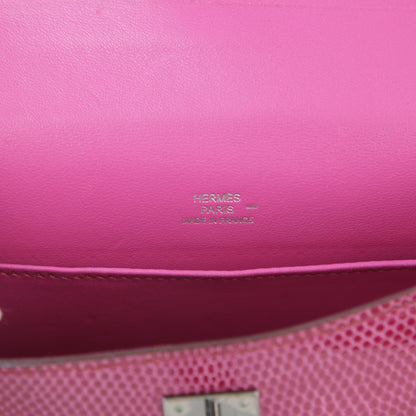 HERMÈS エルメス ポシェットケリー フューシャピンク リザード