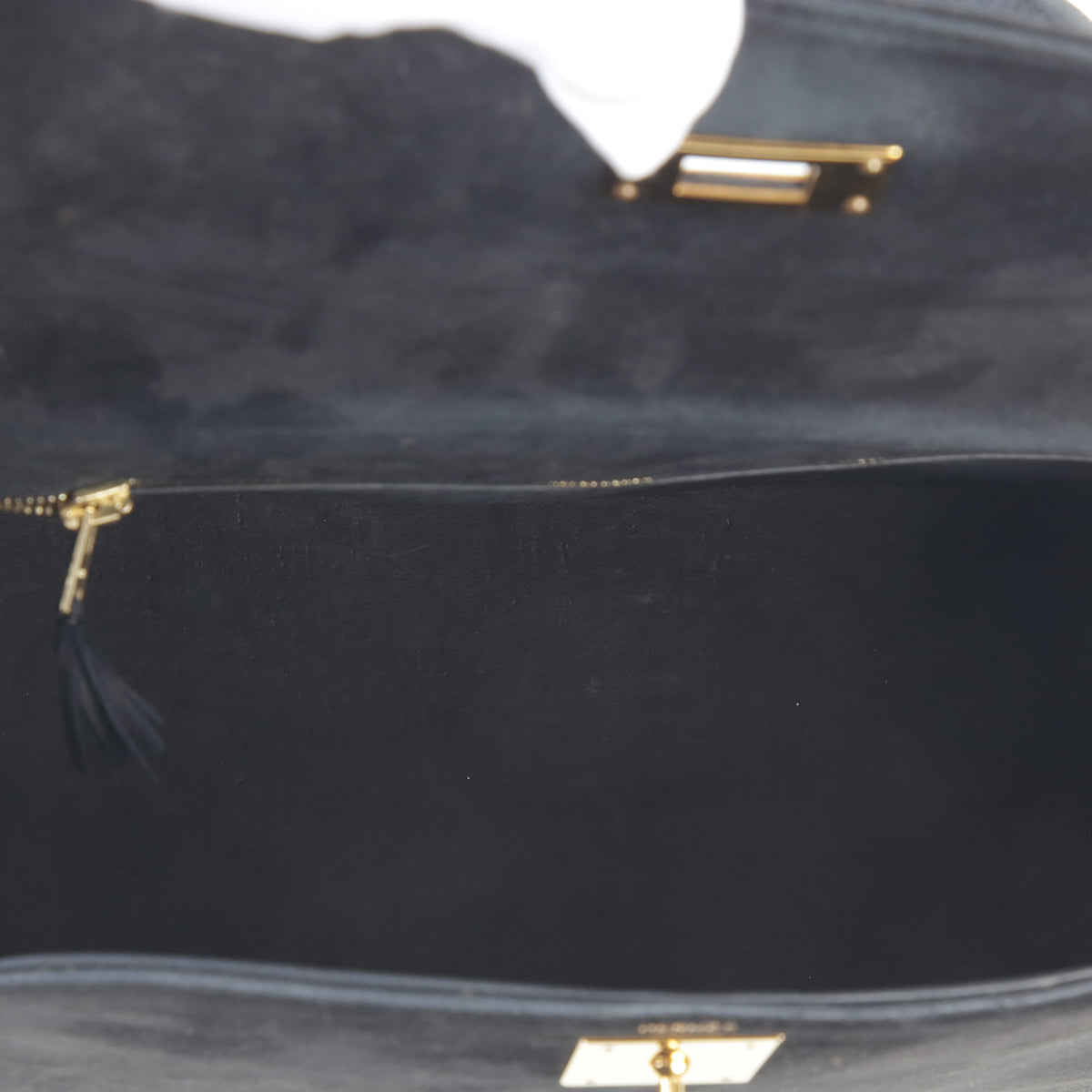HERMÈS Hermes Kelly 28 Serie Black 