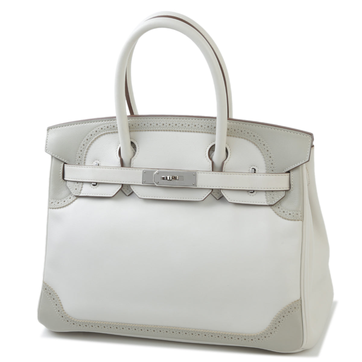 HERMÈS Hermes Birkin 30 Gillies Gripart White 