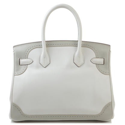 HERMÈS Hermes Birkin 30 Gillies Gripart White 