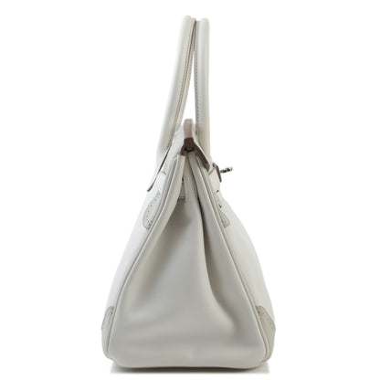 HERMÈS Hermes Birkin 30 Gillies Gripart White 