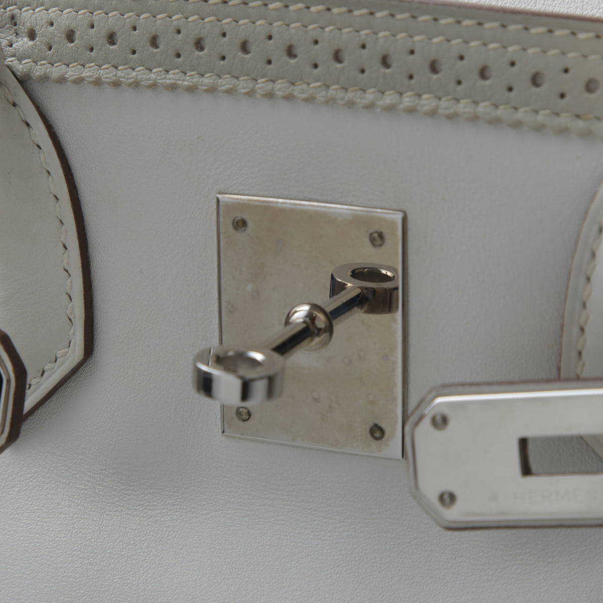 HERMÈS Hermes Birkin 30 Gillies Gripart White 