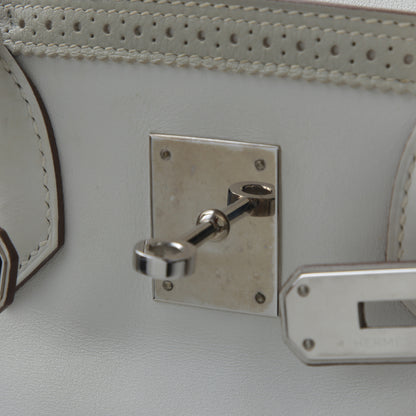HERMÈS Hermes Birkin 30 Gillies Gripart White 