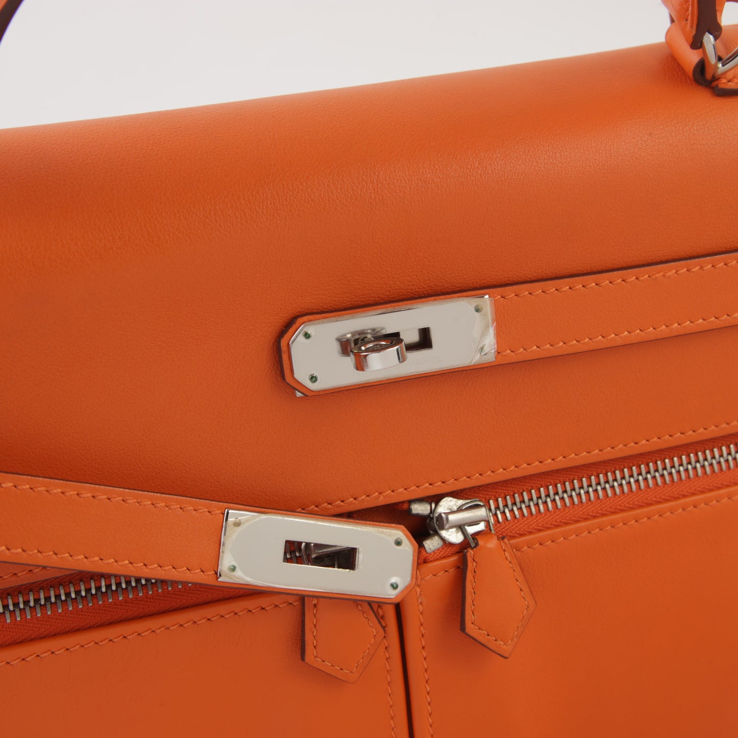 HERMÈS エルメス ケリーラキ35 オレンジ