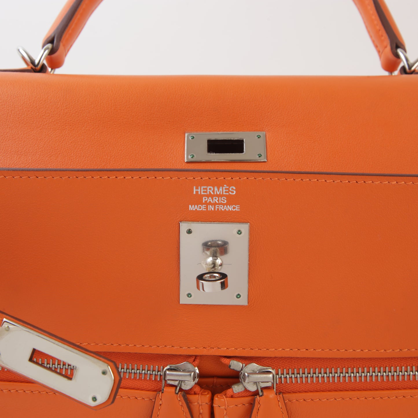 HERMÈS エルメス ケリーラキ35 オレンジ