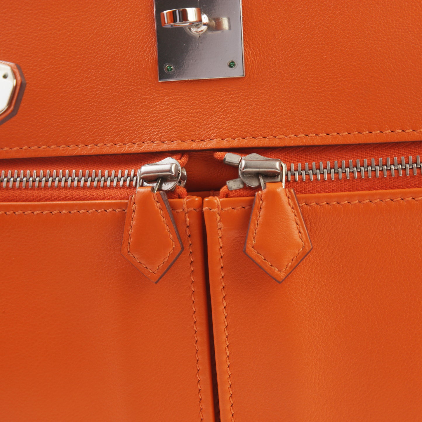 HERMÈS エルメス ケリーラキ35 オレンジ
