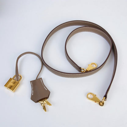 HERMÈS エルメス ケリー28 セリエ エトゥープ