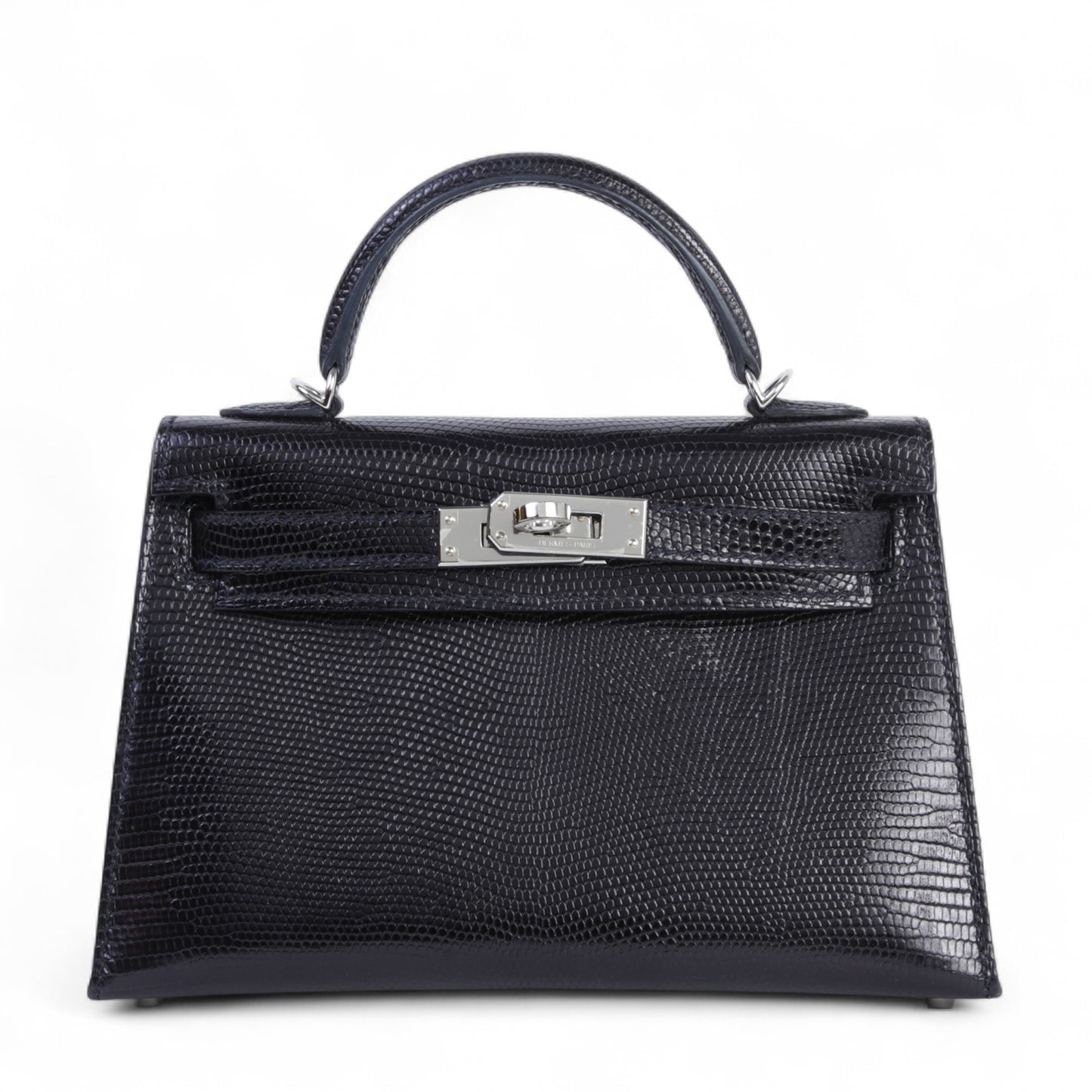 HERMÈS エルメス ミニケリー2 ブラック リザード