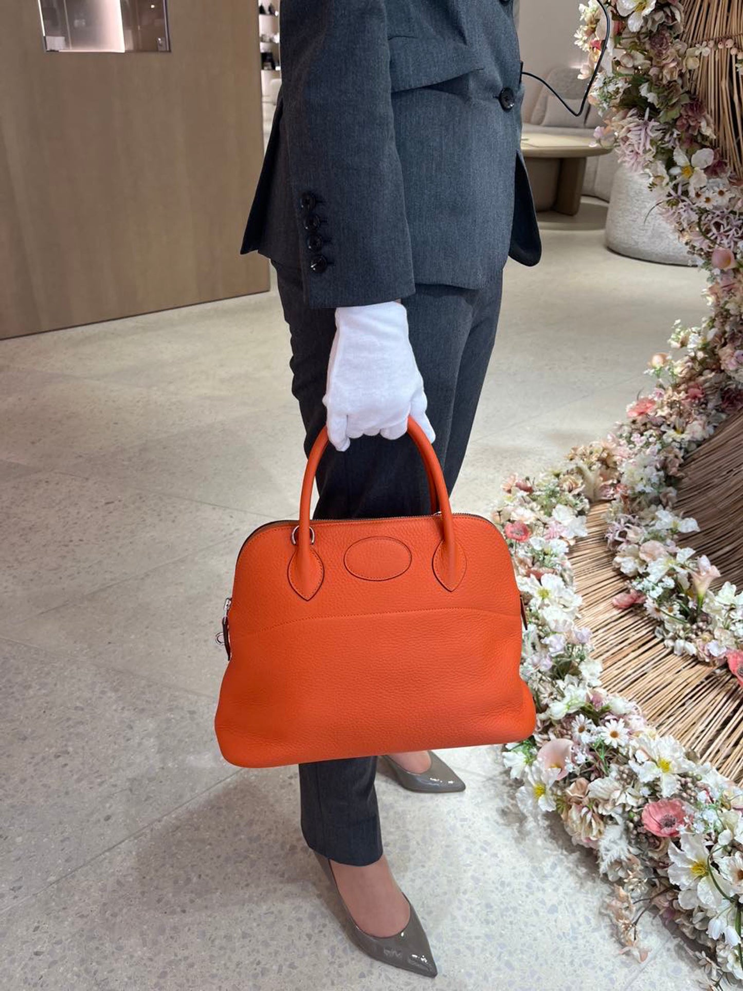 HERMÈS エルメス ボリード31 オレンジ