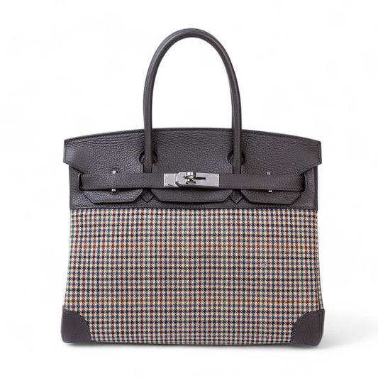 HERMÈS エルメス バーキン30 レナージュカロ エベンヌ