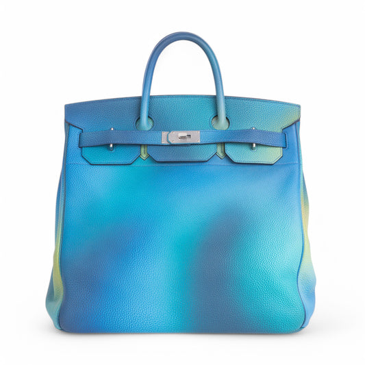 HERMÈS エルメス オータクロア40 コスモス ジョーヌナプル ブルーニュイ