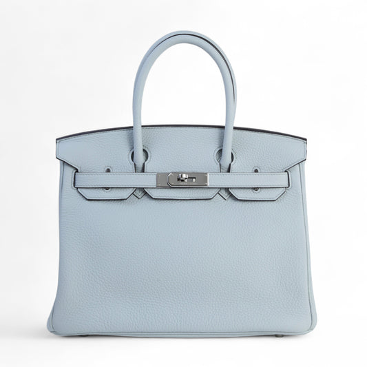 HERMÈS エルメス バーキン30 ブルーペール